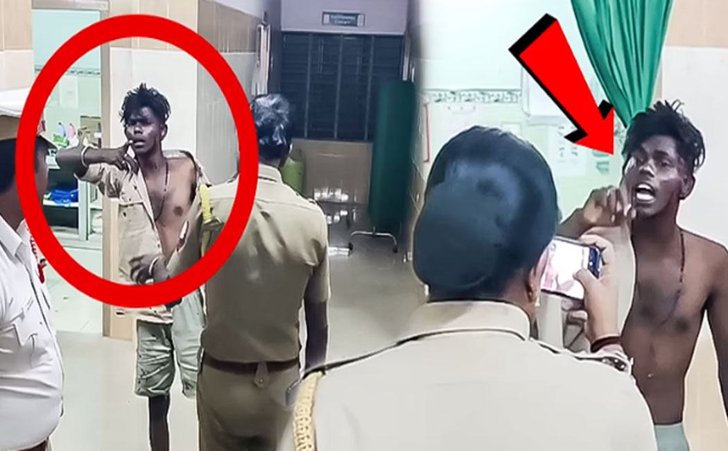 Youth threatens police in Kanyakumari