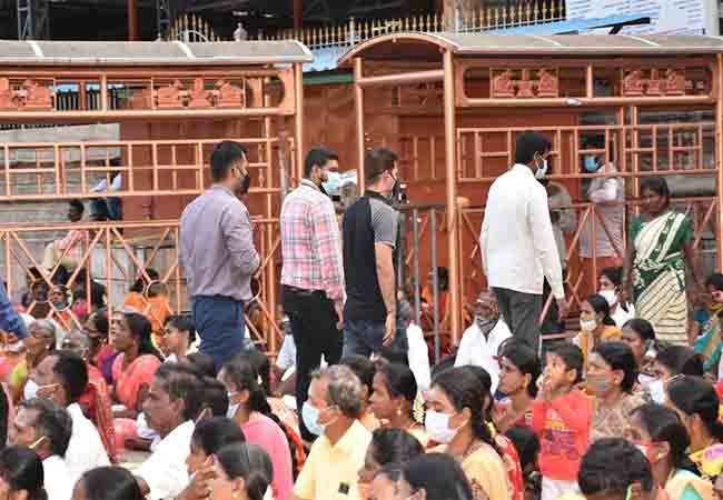 income tax officers visited thiruvannamalai temple