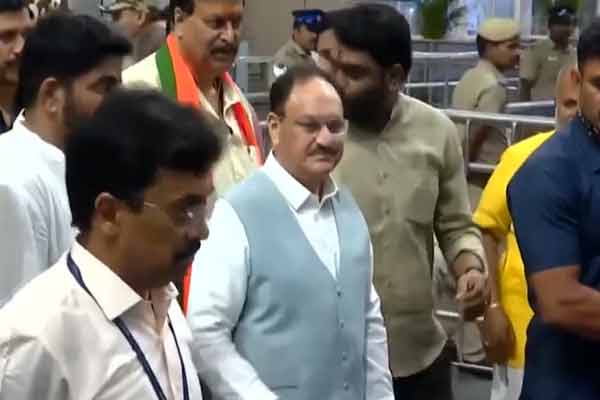 BJP central committee meeting led by JP Nadda in chennai