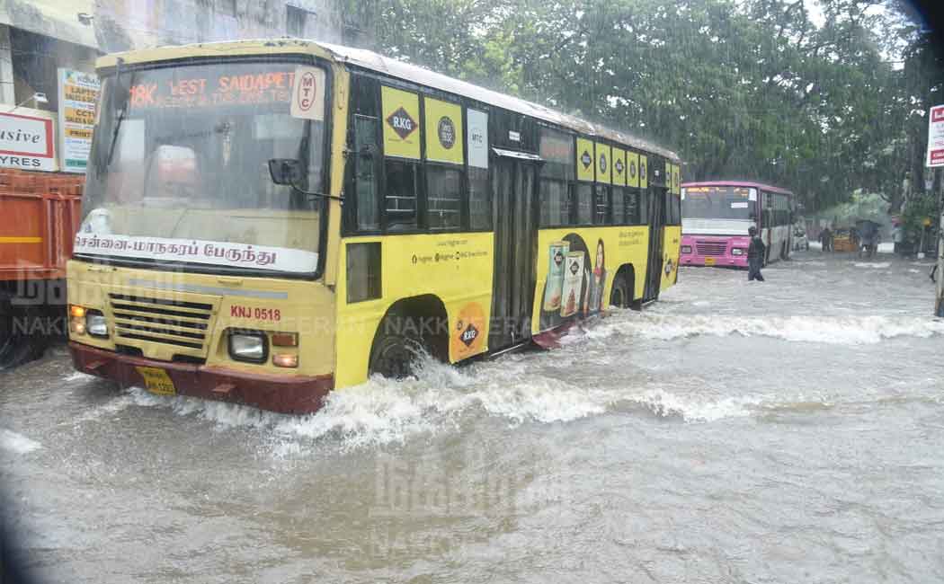 Continued heavy rain Damage to normal life in Chennai pictures