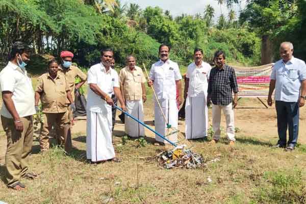 'My trash is my responsibility' dindigul district vathalakundu