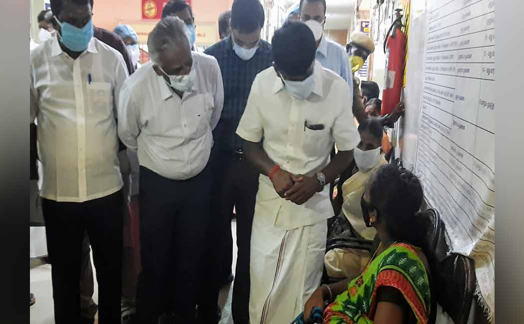Health Minister inspects Chidambaram Hospital