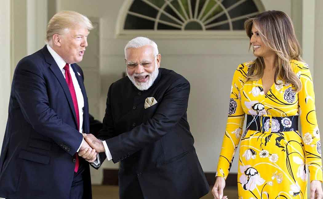 trump about saying namaste to ireland pm