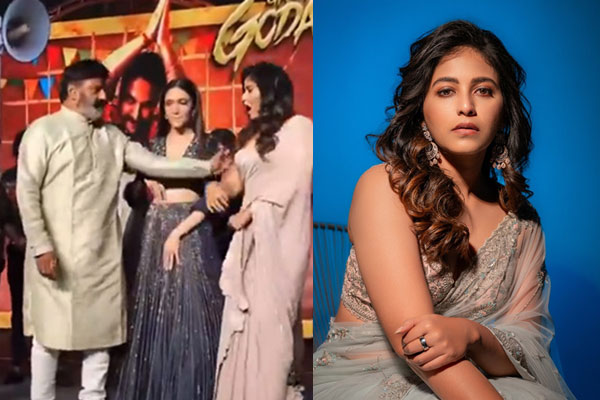 anjali about balakrishna viral video issue