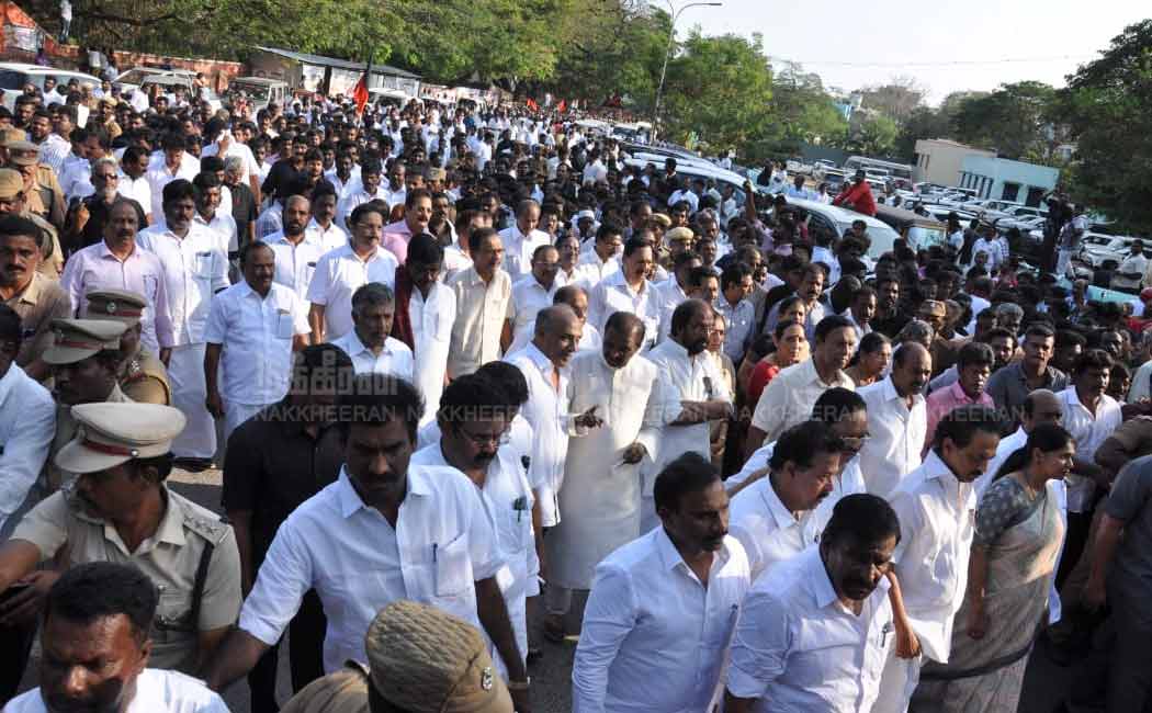 anbazhakan's Last rally DMK