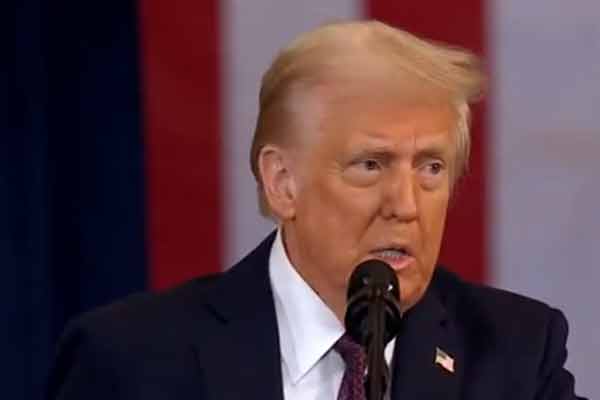 US President Trump's comment Proud