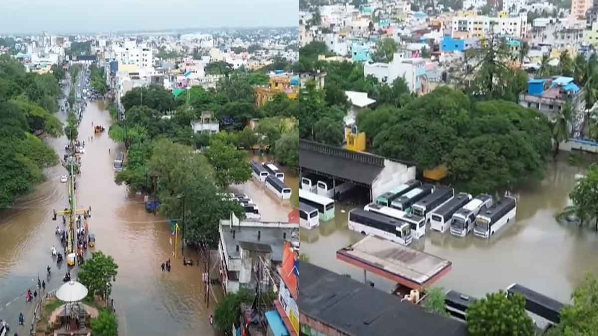 Flatting Puducherry- Red Alert Poor Districts Today