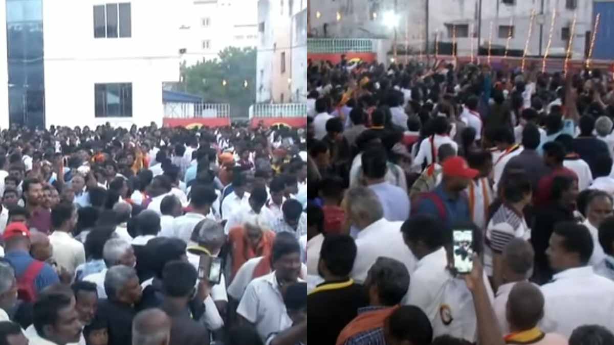 First Anniversary of Vijayakanth; Stalled Koyambedu