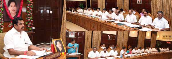 Cabinet Meeting tamilnadu