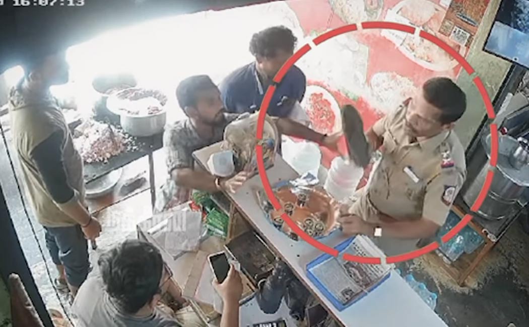 Police tried beating restaurant owner after eating in Dharmapuri without paying