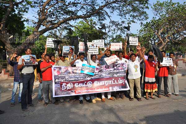 Struggle on behalf of Tamil Despair as part of the Sterlite plant