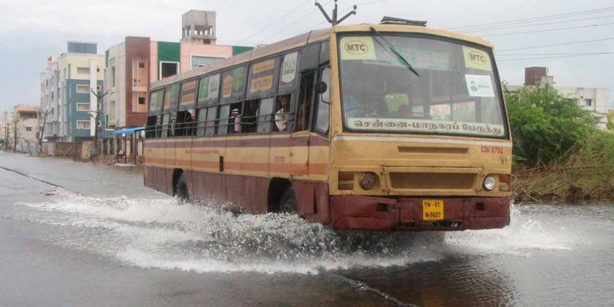 Buses ply on all routes in Chennai