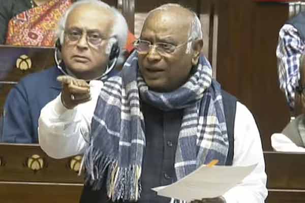 Mallikarjun Kharge gets angry at MP for interrupting