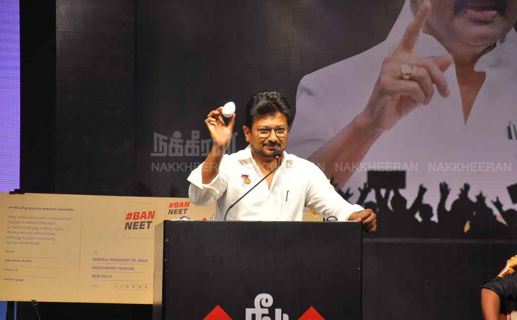 You can become a doctor if you take egg percentile says Minister Udayanidhi Stalin
