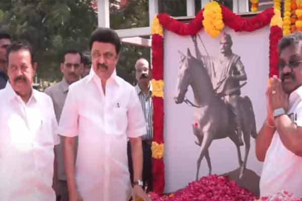 Chief Minister MK Stalin Respect to Theeran Chinnamalai Memorial Day