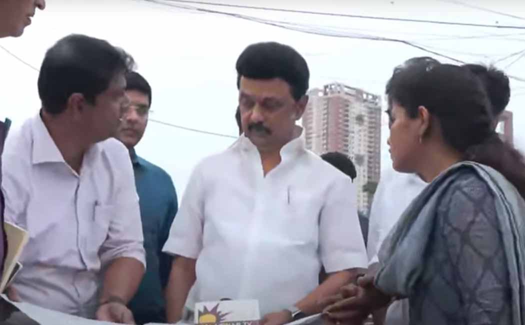 Mikjam storm damage; Personal inspection by Chief Minister M.K.Stal