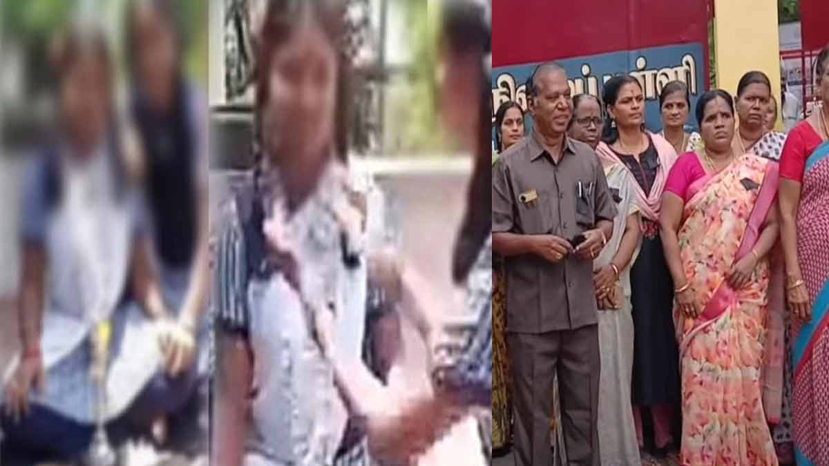 'Wrong they did; Punishment for us?'-teachers with black badges