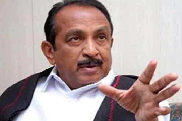 mdmk vaiko press statement about labour union related