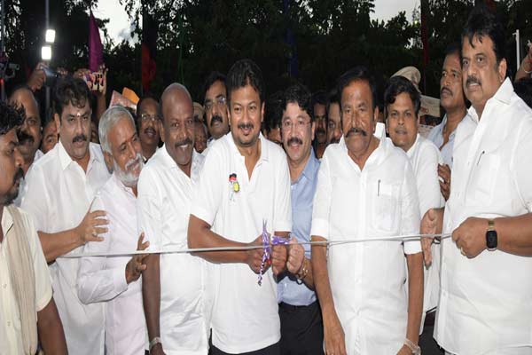 Dy CM Inaugurated by Renovated Swimming Pool at Marina Beach