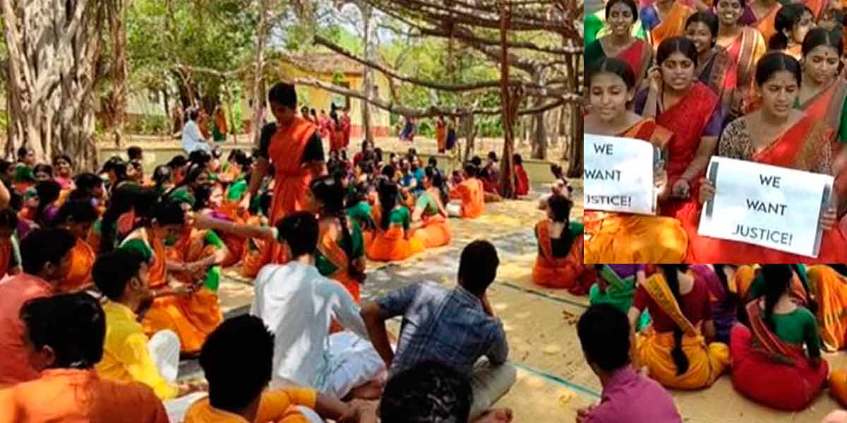 Kalashetra; Students letter to cm