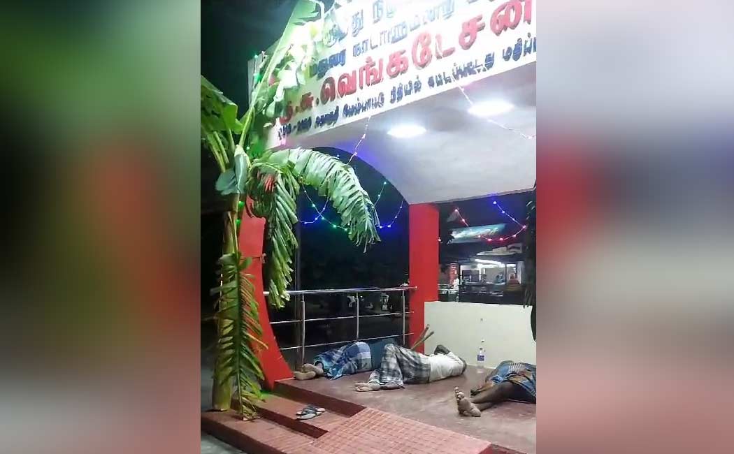 Homeless people in Madurai