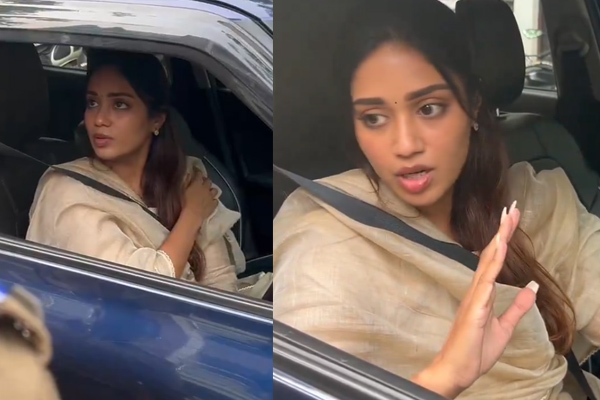 nivetha pethuraj argument to police