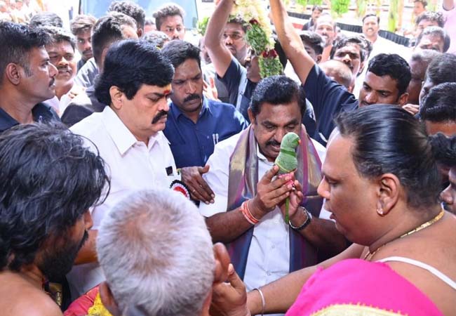 If you know how to survive, you will get posts in DMK!- Edappadi taunted in the protest meeting!