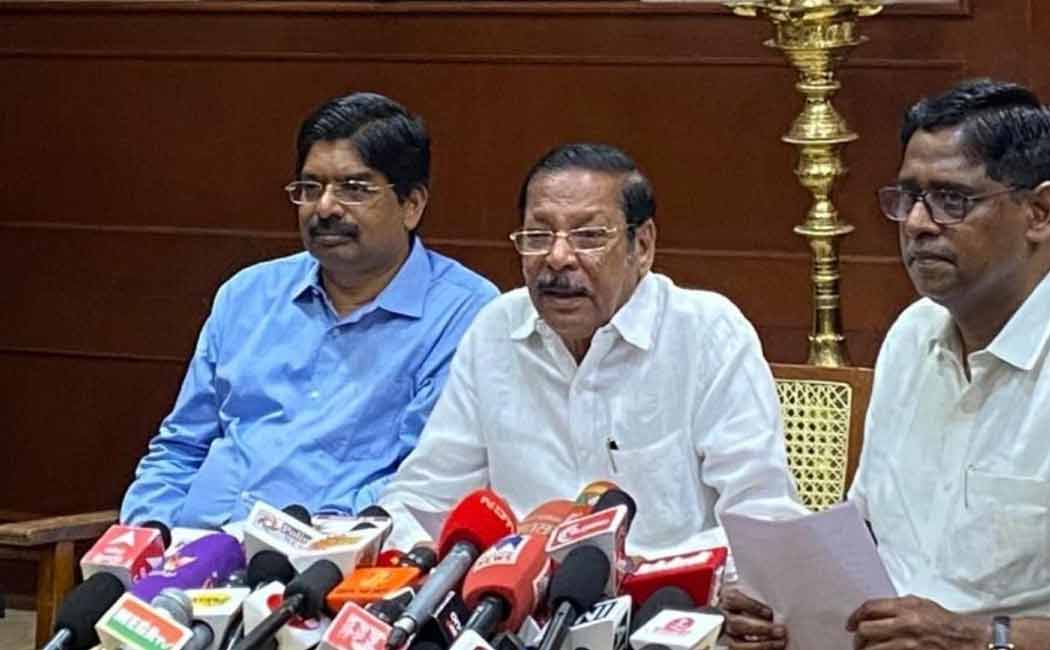 RS Bharathi press meet for EPS Video