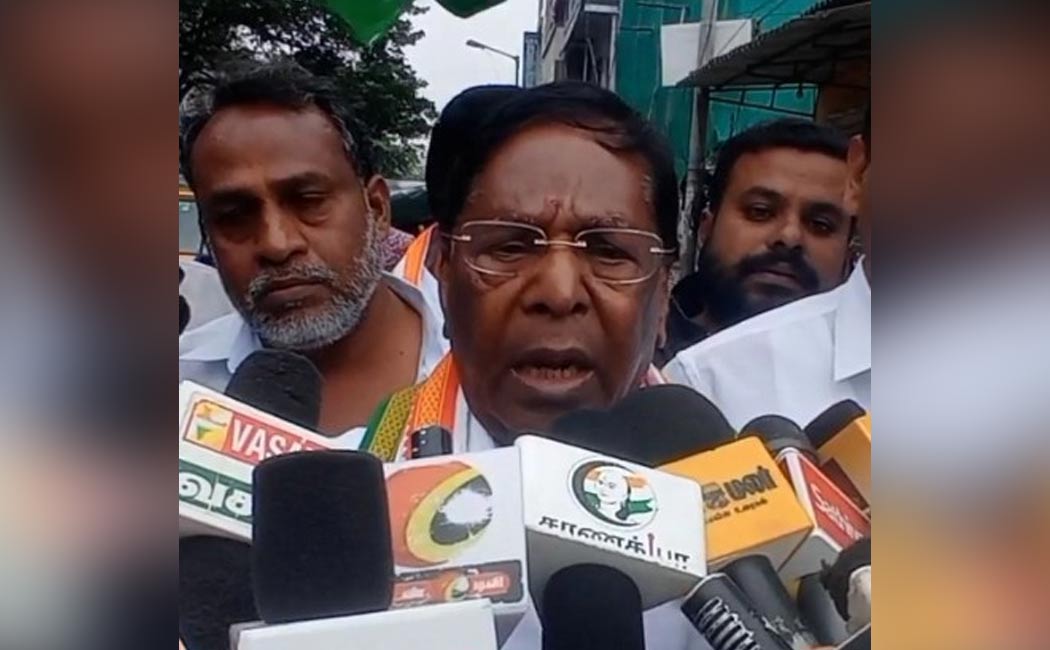 “Parties with 67% votes should come together and defeat BJP” - Former Chief Minister Narayanasamy