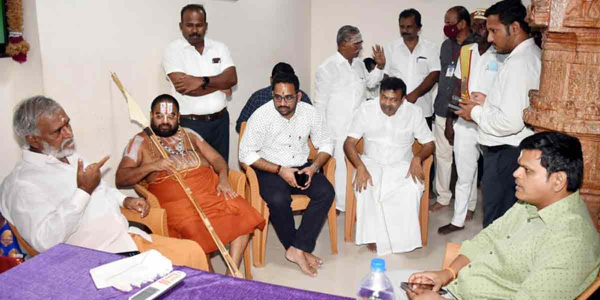 What is the need of the devotees going to the temple? -The Minister of Charities conducting the study!