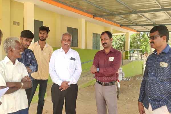 Nakkheeran News Echo Kind souls who built class for students studying under trees
