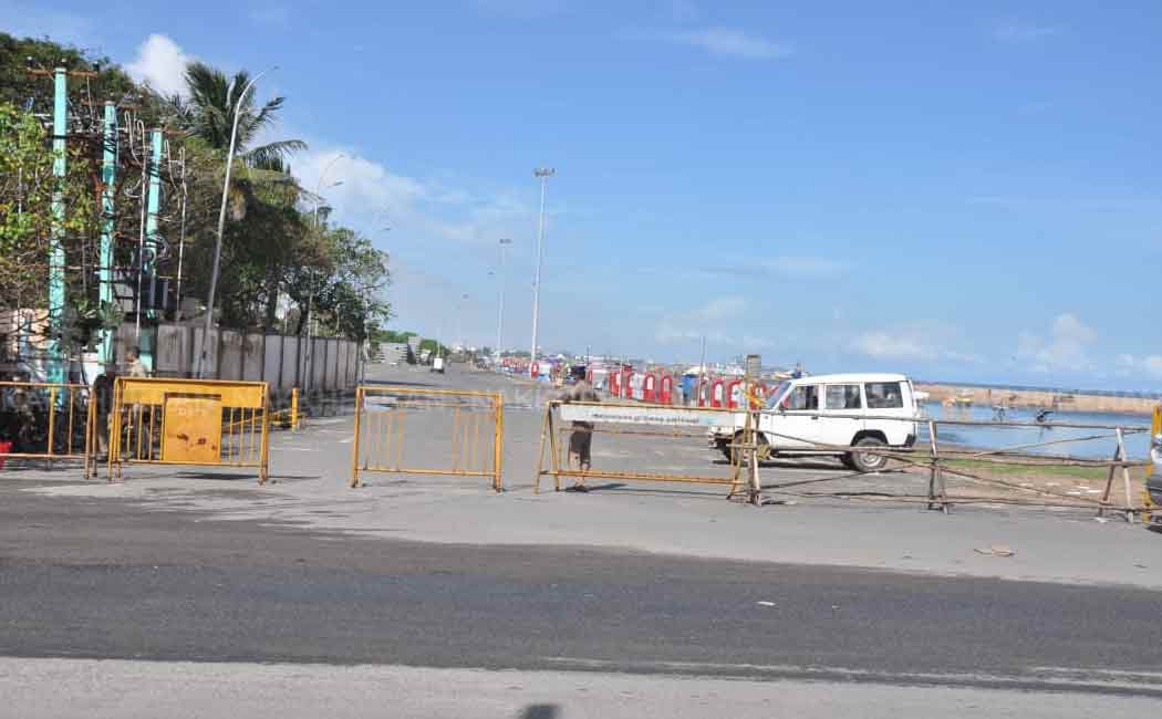 Forbidden to go to Marina Beach