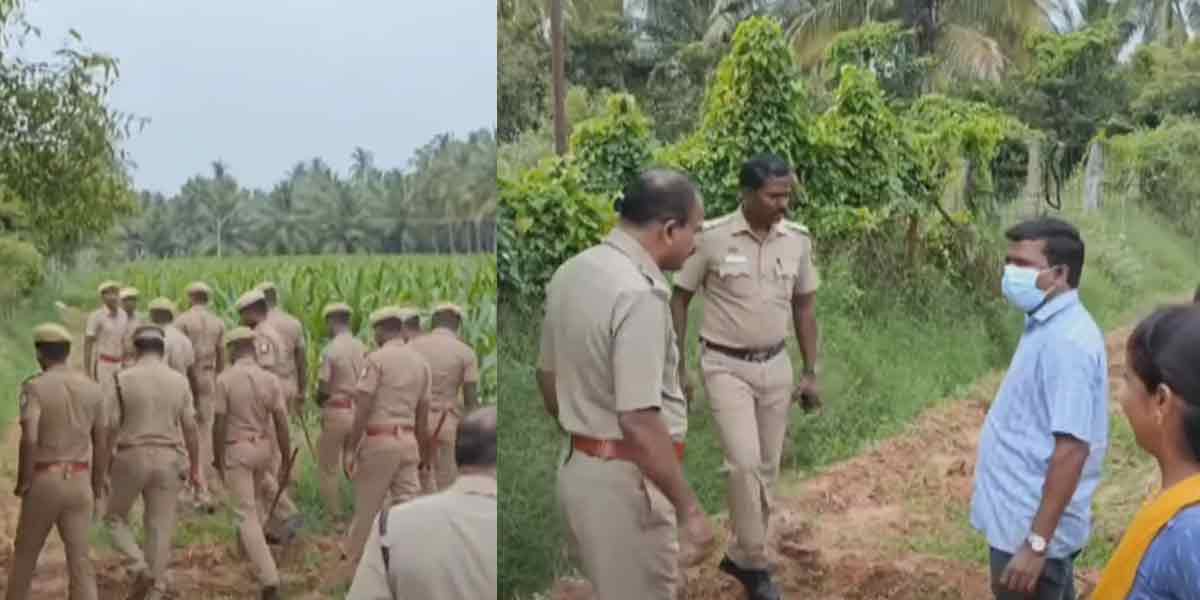 Firing on garden guard; Police investigation