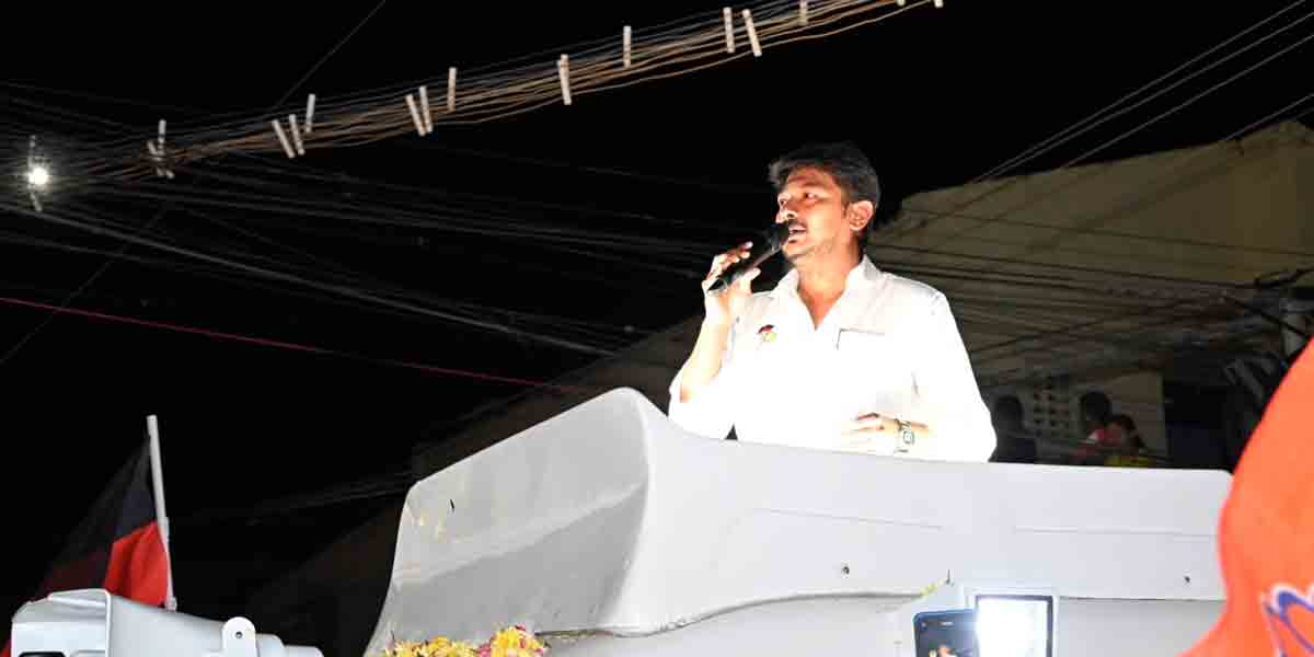 "Governorship for OPS soon; Edappadi in BJP"- Udayanidhi speech in Erode
