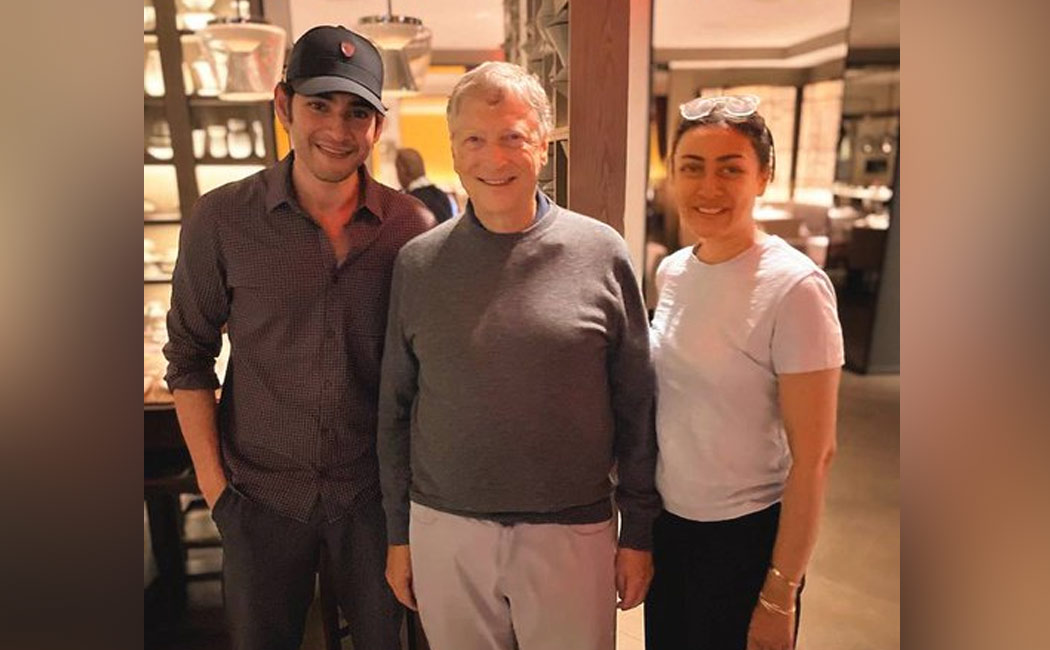 mahesh babu met bill gates