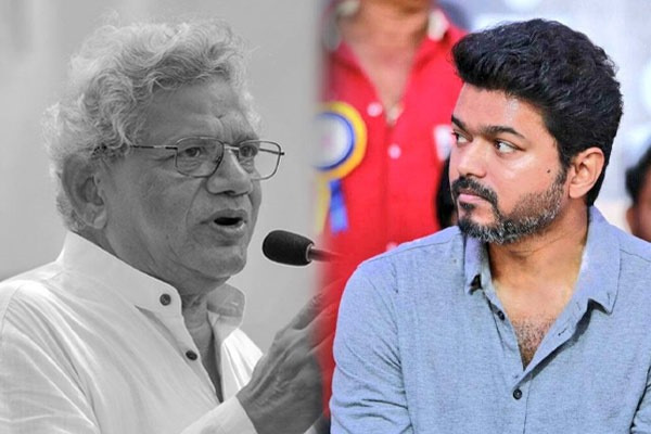 vijay condolence to Sitaram Yechury passed away