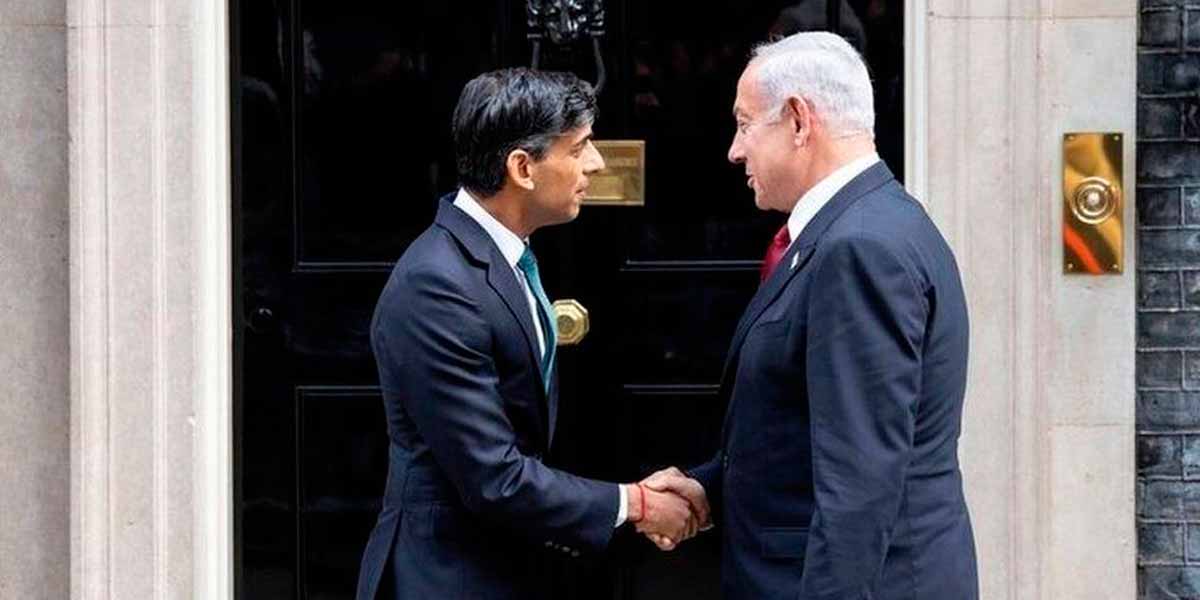 Rishi Sunak met with the Prime Minister of Israel after Biden