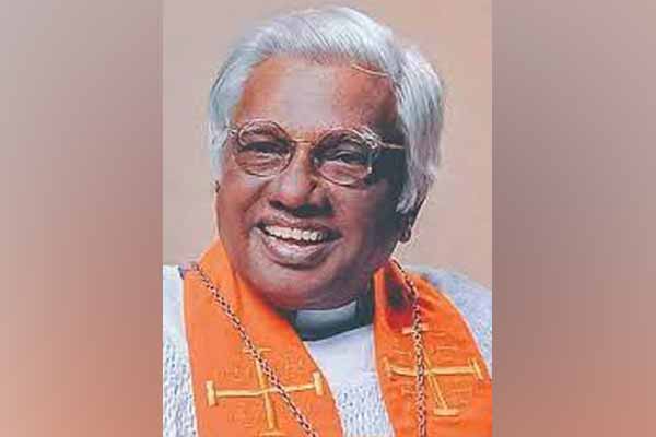 CM mk stalin order for Final tribute to the bishop Ezra Sargunam with police respect