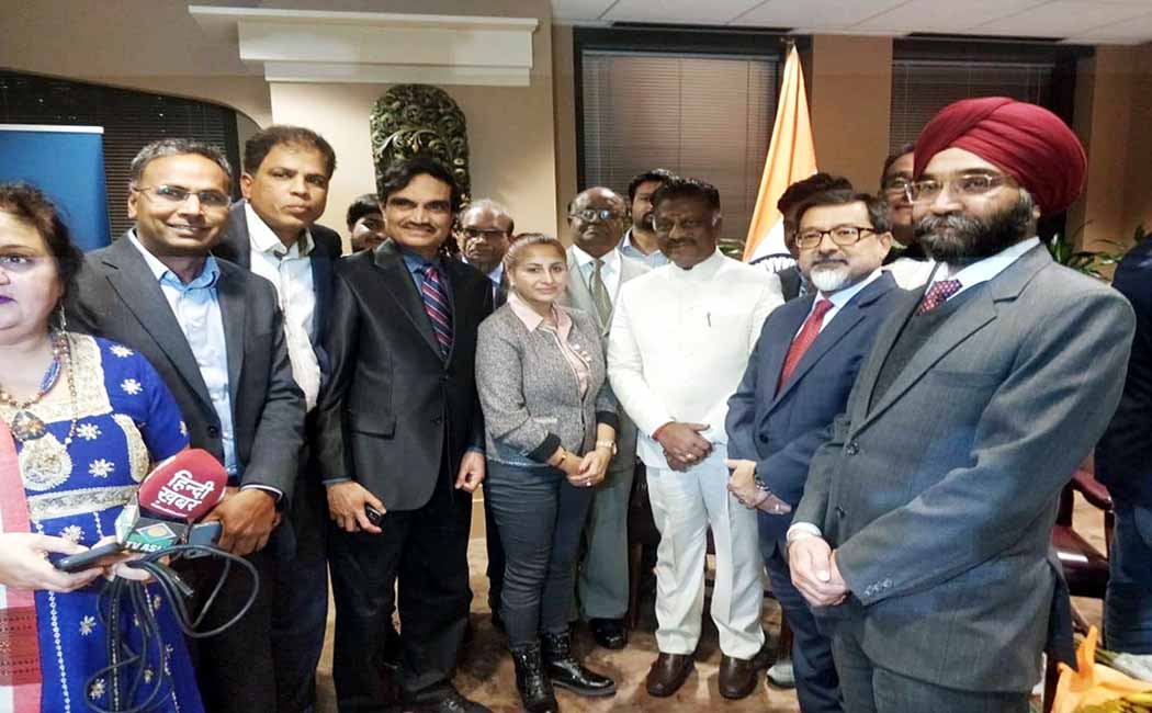 deputy cm o paneerselvam america award theni mp raveendranath kumar