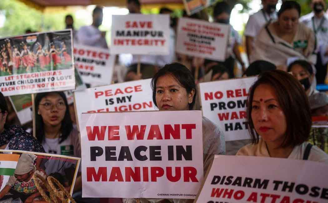 Manipur issue Andal Priyadharshini blaming bjp