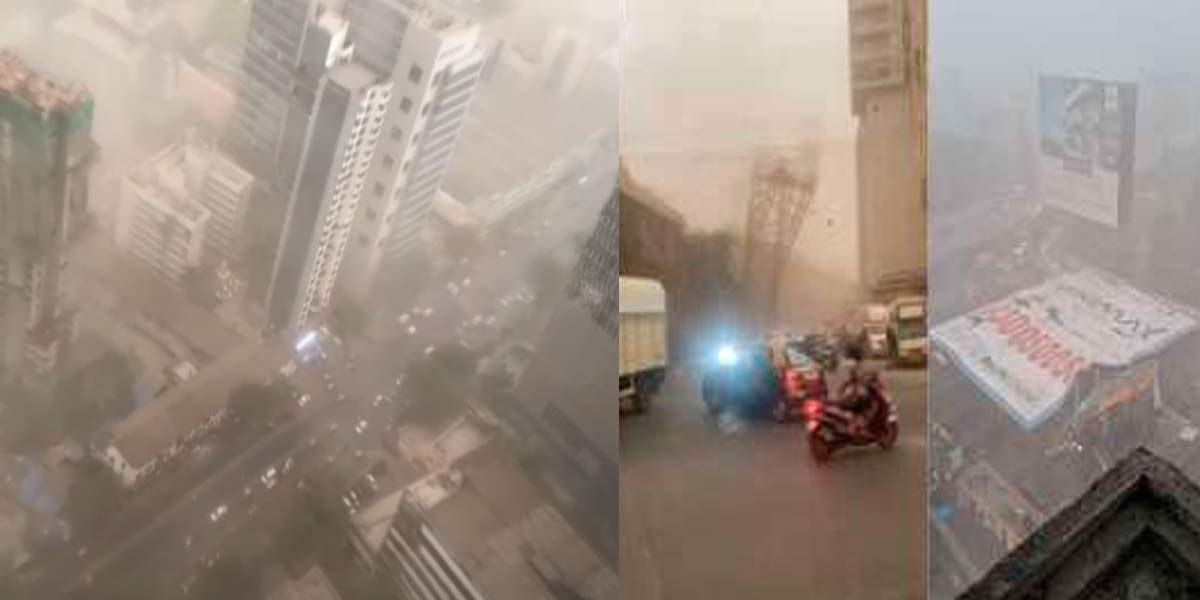 Dust storm engulfs Mumbai; 35 people were injured