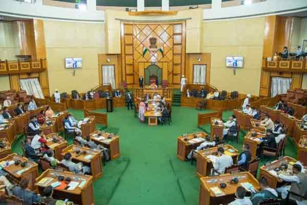 Paralyzed Manipur Assembly because of Congress involved in slogan