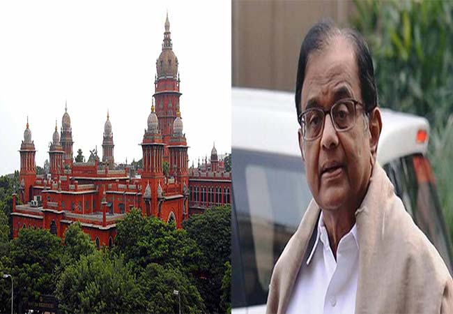 sivagangai district constituency chidambaram win 2009 lok sabha election chennai high court