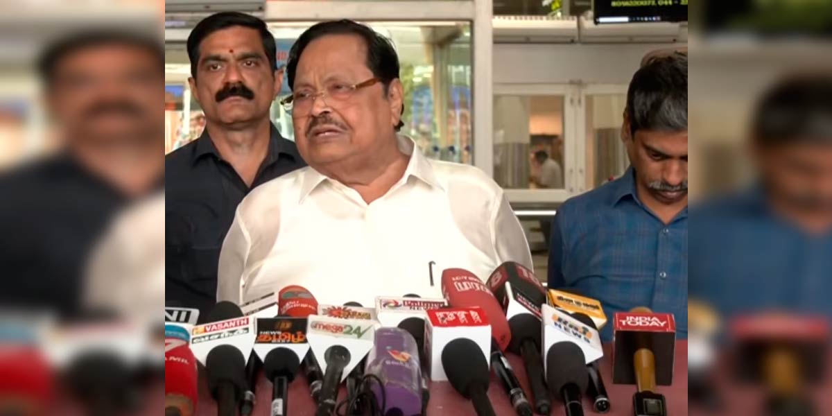 “This is partiality; The commission should find out'' - Duraimurugan is obsessed