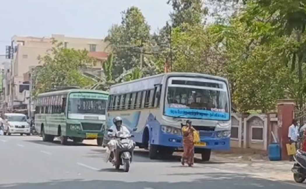 Court impounded 3 government buses in Karur