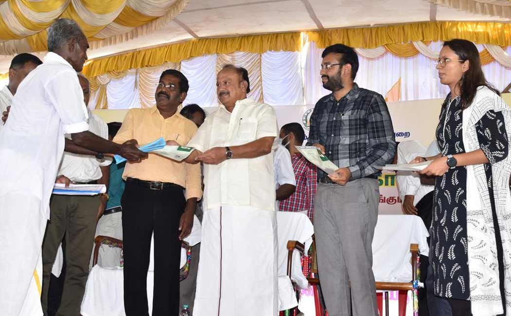 Agriculture Minister who provided welfare assistance worth Rs.5 crore to Kattumannarkovil