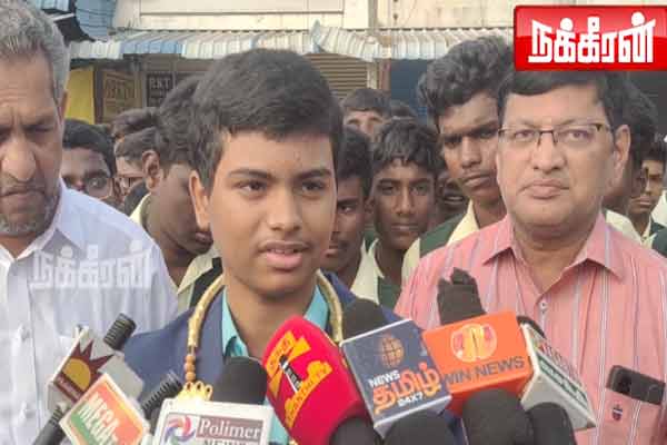 indias 28th grand master pranesh in pudukkottai district