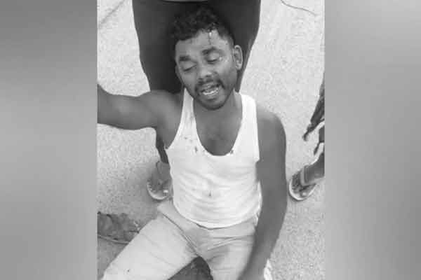 Gang beaten Pani Puri vendor