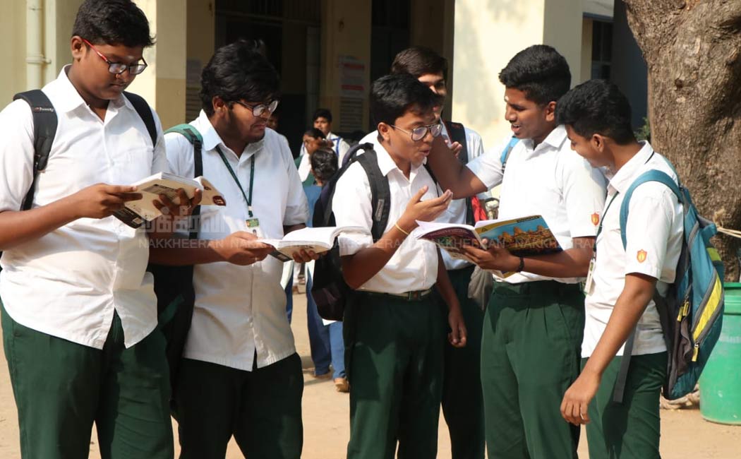Students went to exam hall with teachers blessing