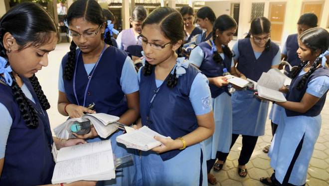 tamilnadu schools 11th,12th std students attend the board exam 500 total score